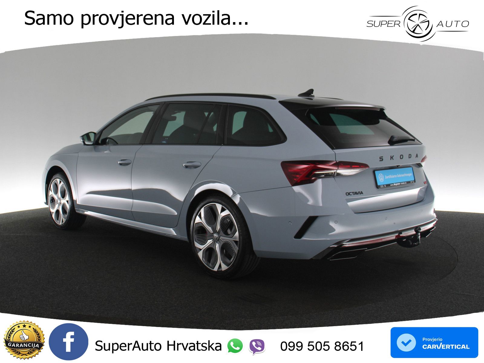 Škoda Octavia Combi RS 2.0 TSI (265 KS) DSG LED+GR SJED+ACC