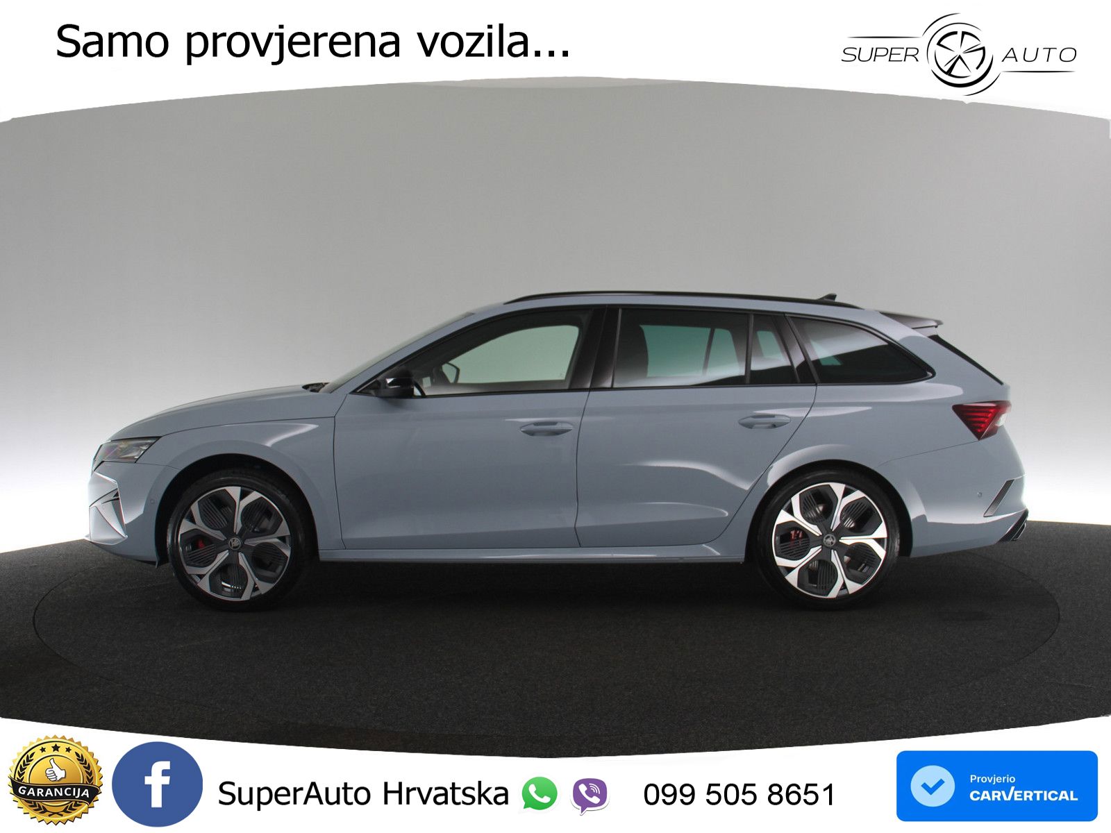 Škoda Octavia Combi RS 2.0 TSI (265 KS) DSG LED+GR SJED+ACC