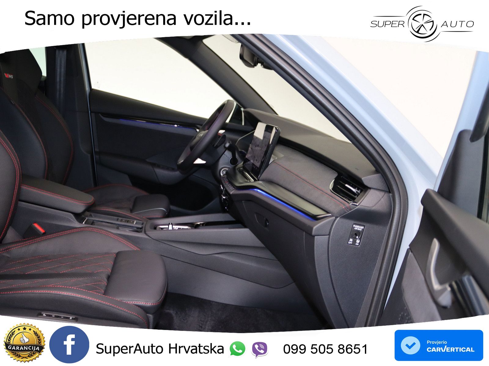 Škoda Octavia Combi RS 2.0 TSI (265 KS) DSG LED+GR SJED+ACC