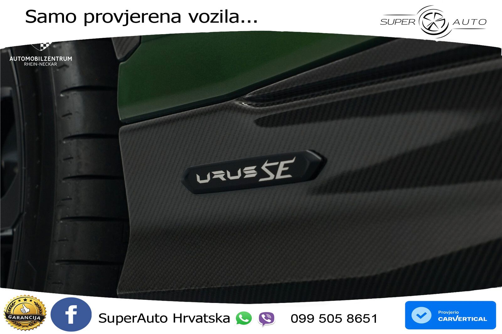 Lamborghini Urus SE 4.0 V8 (800 KS) 4WD Automatic LED+GR SJED+ACC