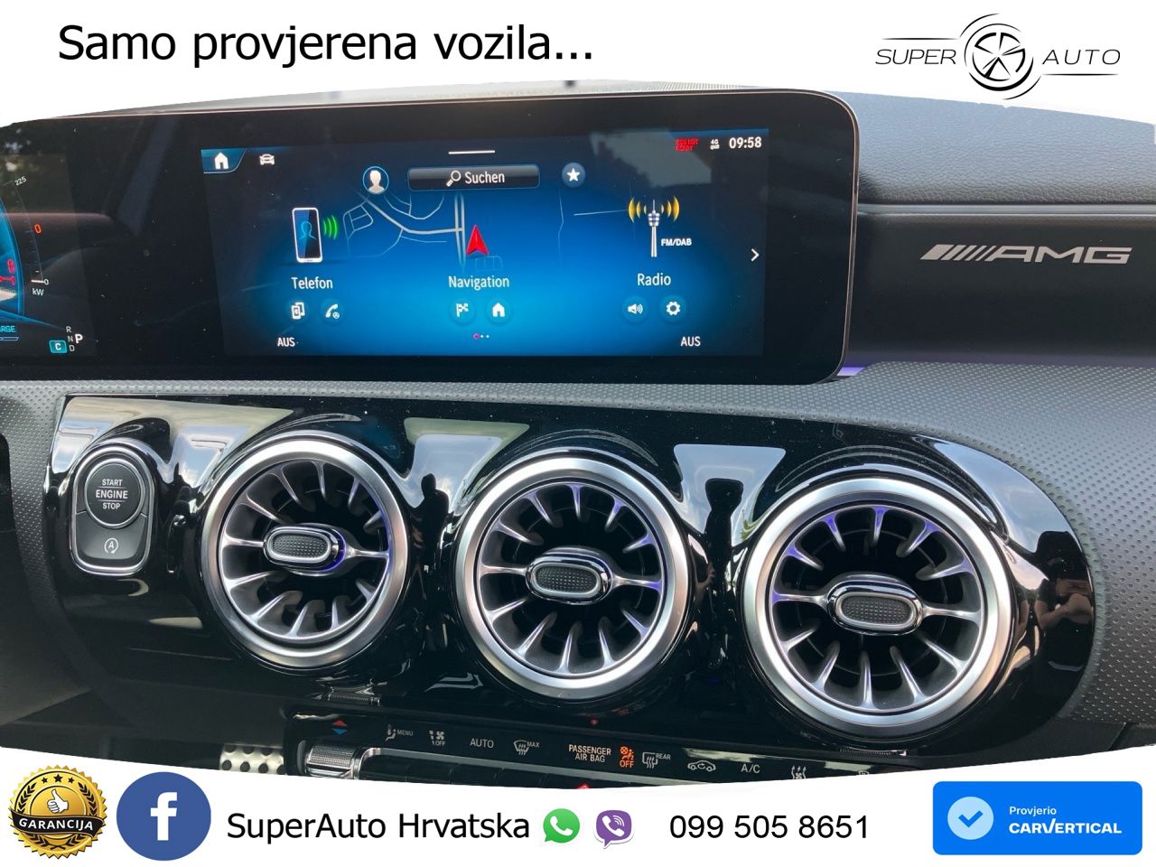 Mercedes-Benz AMG A 35 4MATIC AMG SPEEDSHIFT DCT LED+GR SJED+ACC
