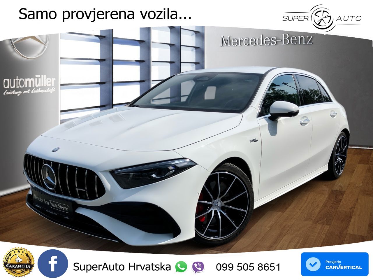 Mercedes-Benz AMG A 35 4MATIC AMG SPEEDSHIFT DCT LED+GR SJED+ACC