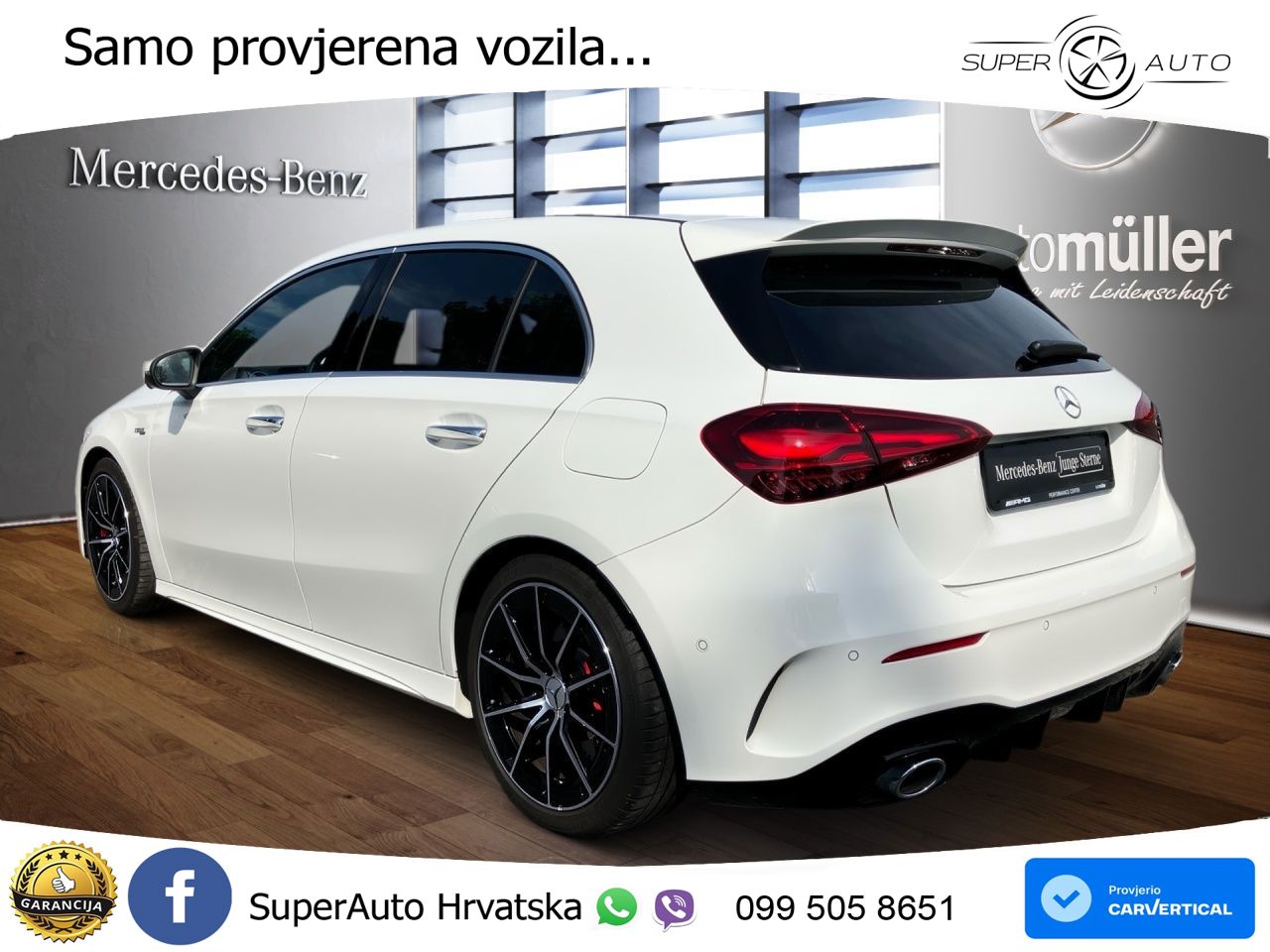 Mercedes-Benz AMG A 35 4MATIC AMG SPEEDSHIFT DCT LED+GR SJED+ACC