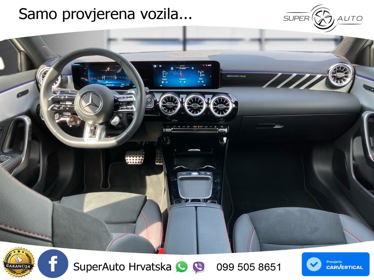 Mercedes-Benz AMG A 35 4MATIC AMG SPEEDSHIFT DCT LED+GR SJED+ACC