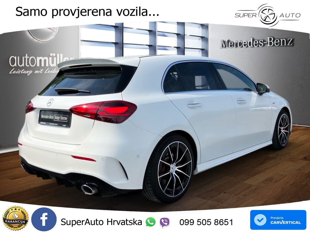 Mercedes-Benz AMG A 35 4MATIC AMG SPEEDSHIFT DCT LED+GR SJED+ACC