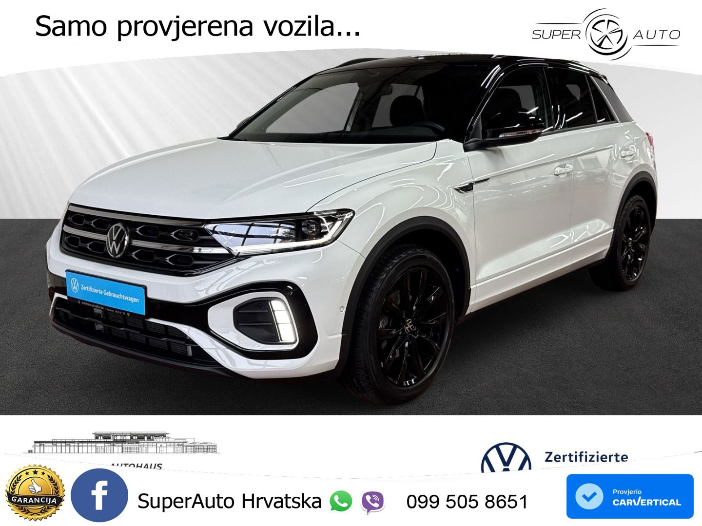 Volkswagen T-Roc 1.5 TSI (150 KS) DSG R-Line LED+GR SJED+ACC
