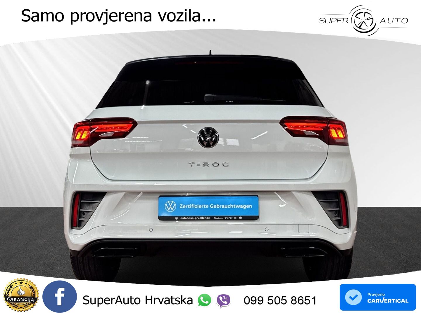 Volkswagen T-Roc 1.5 TSI (150 KS) DSG R-Line LED+GR SJED+ACC