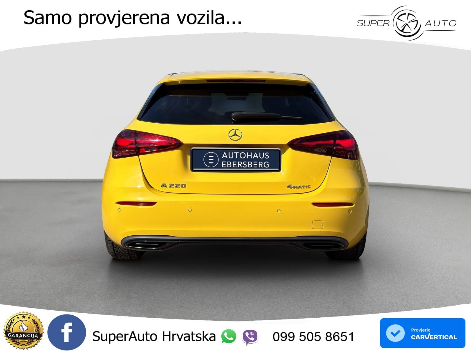 Mercedes-Benz A 220 4MATIC 8G-DCT LED+GR SJED+ACC