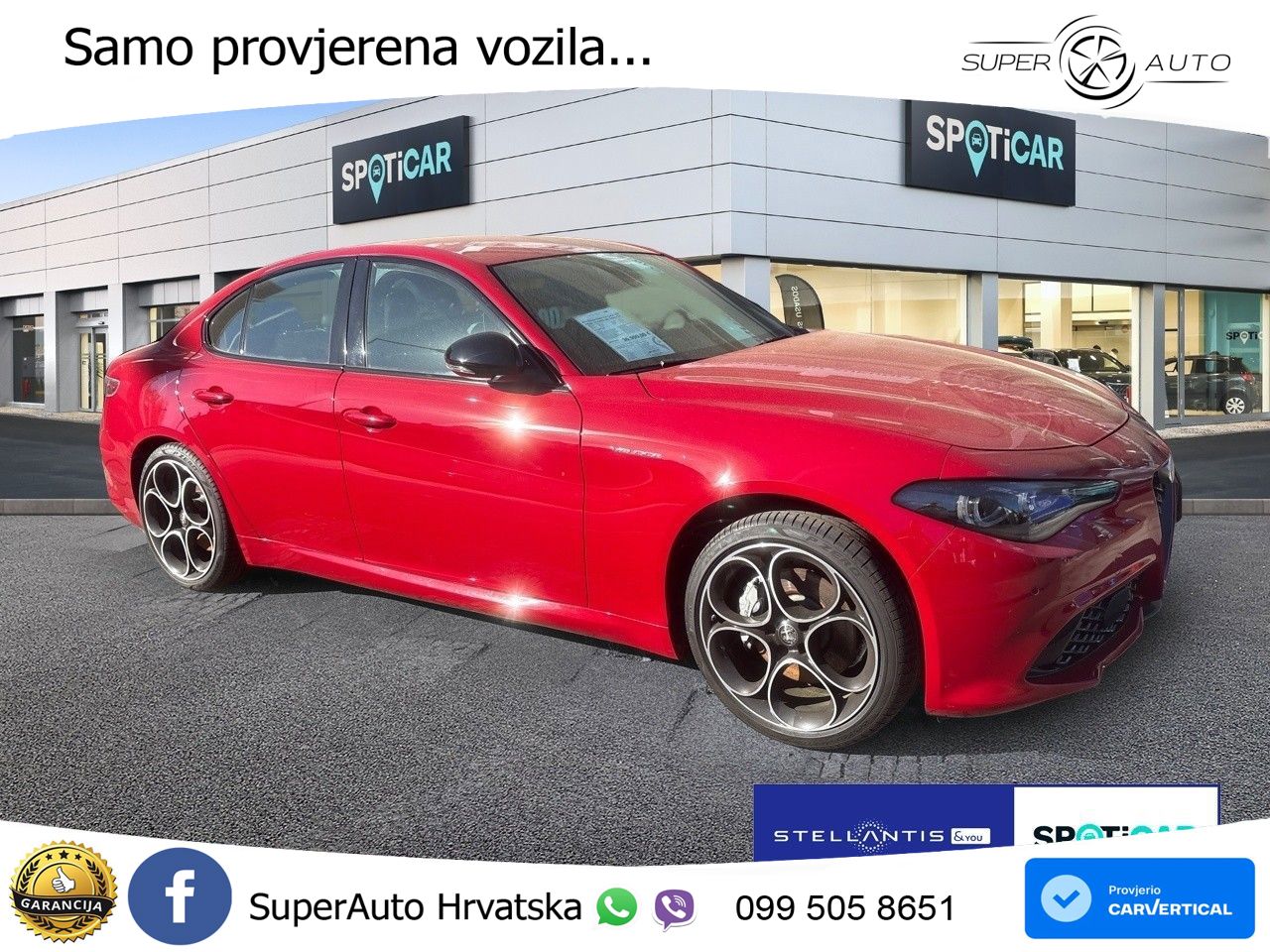 Alfa Romeo Giulia 2.0 Turbo (280 KS) AWD Automatic LED+GR SJED+ACC