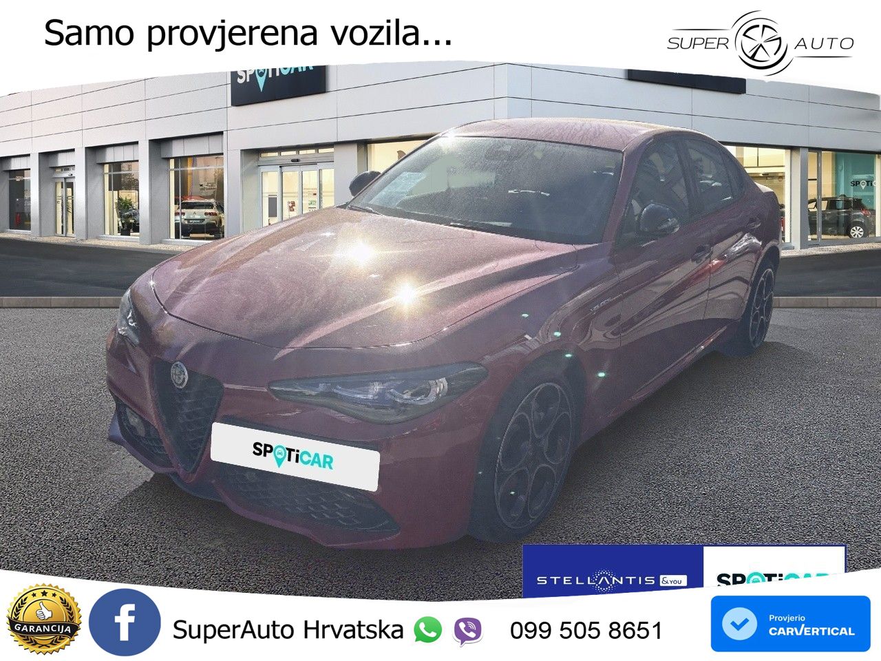 Alfa Romeo Giulia 2.0 Turbo (280 KS) AWD Automatic LED+GR SJED+ACC