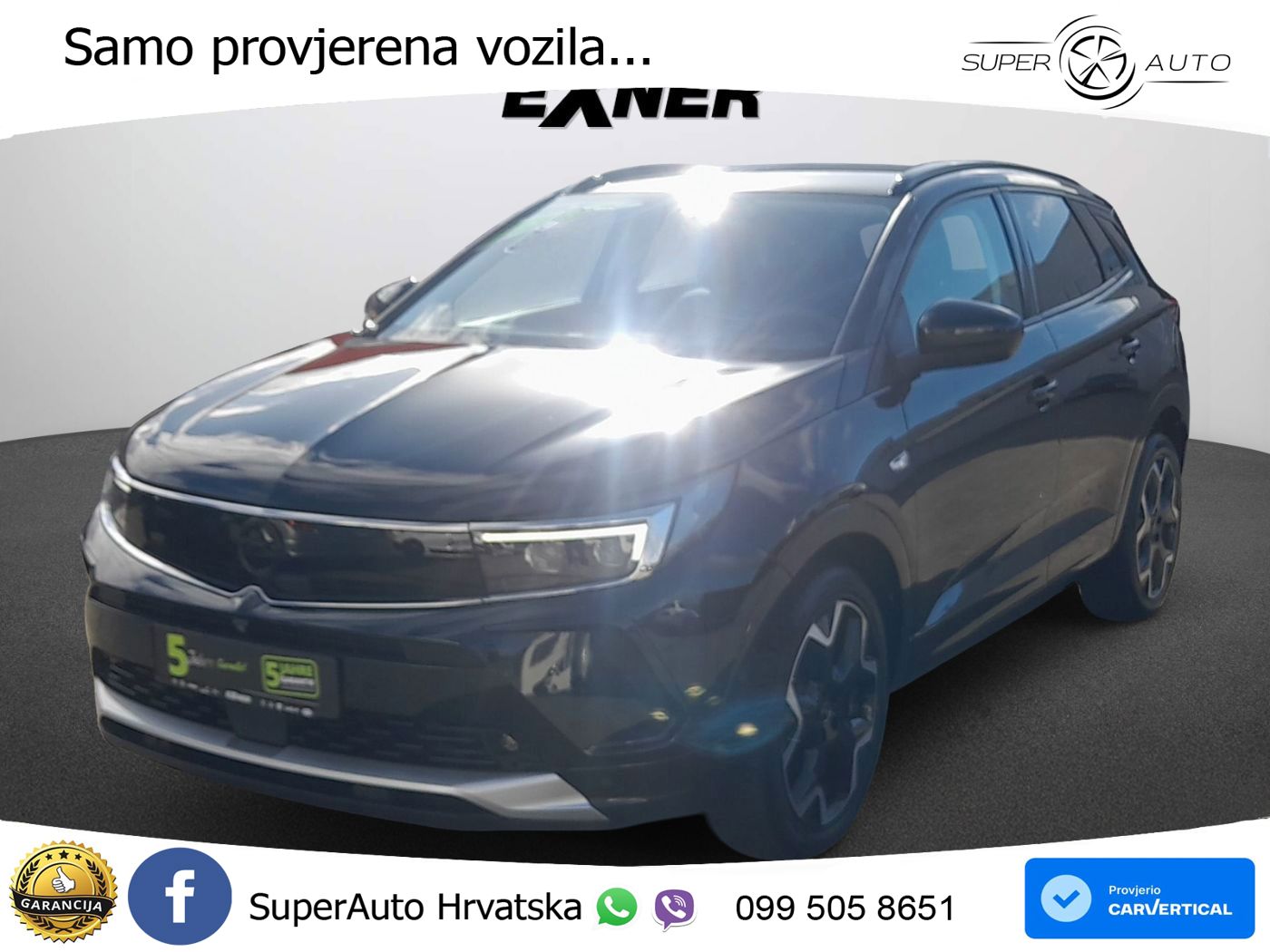 Opel Grandland 1.2i Turbo (130 KS) Automatic Ultimate LED+GR SJED+ACC