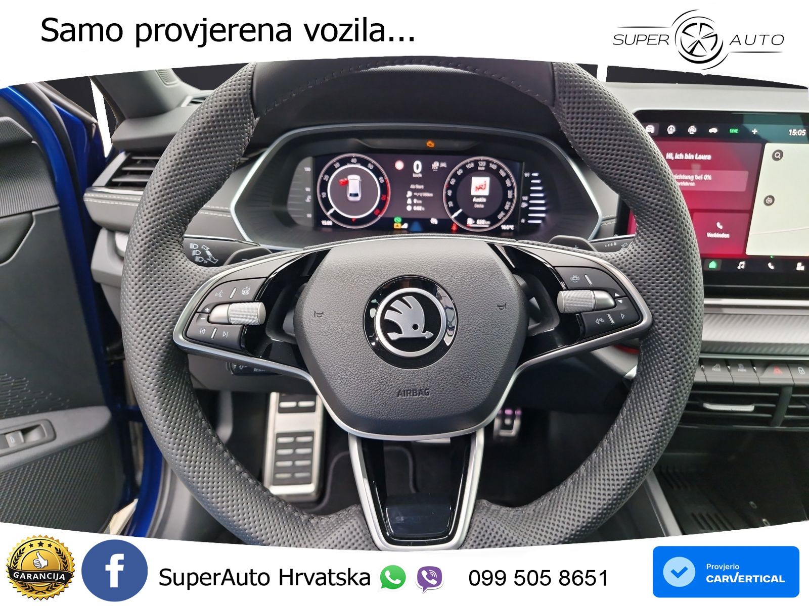 Škoda Octavia Combi 1.5 TSI (150 KS) DSG SportLine MATRIX+GR SJED+KAM