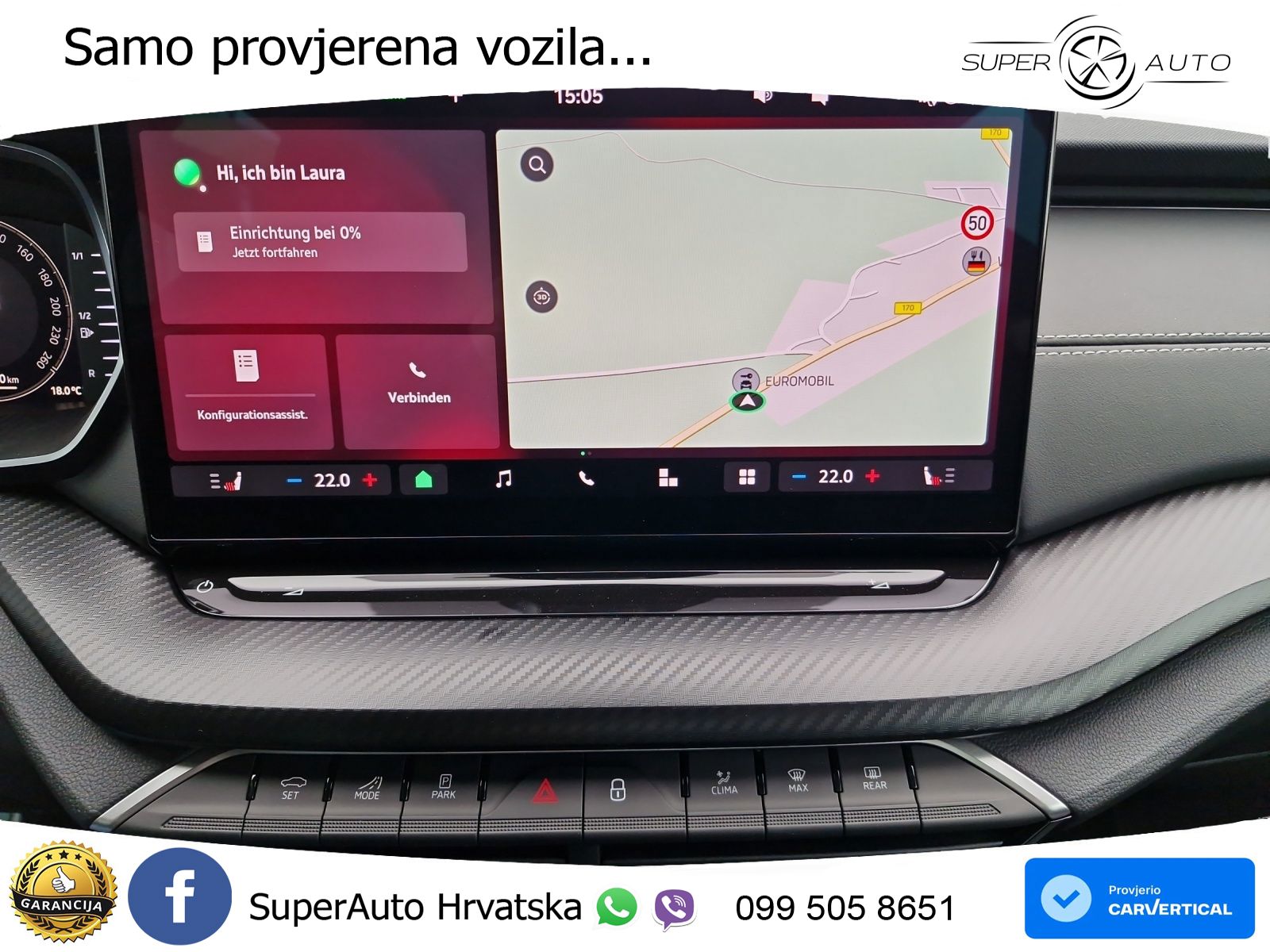 Škoda Octavia Combi 1.5 TSI (150 KS) DSG SportLine MATRIX+GR SJED+KAM