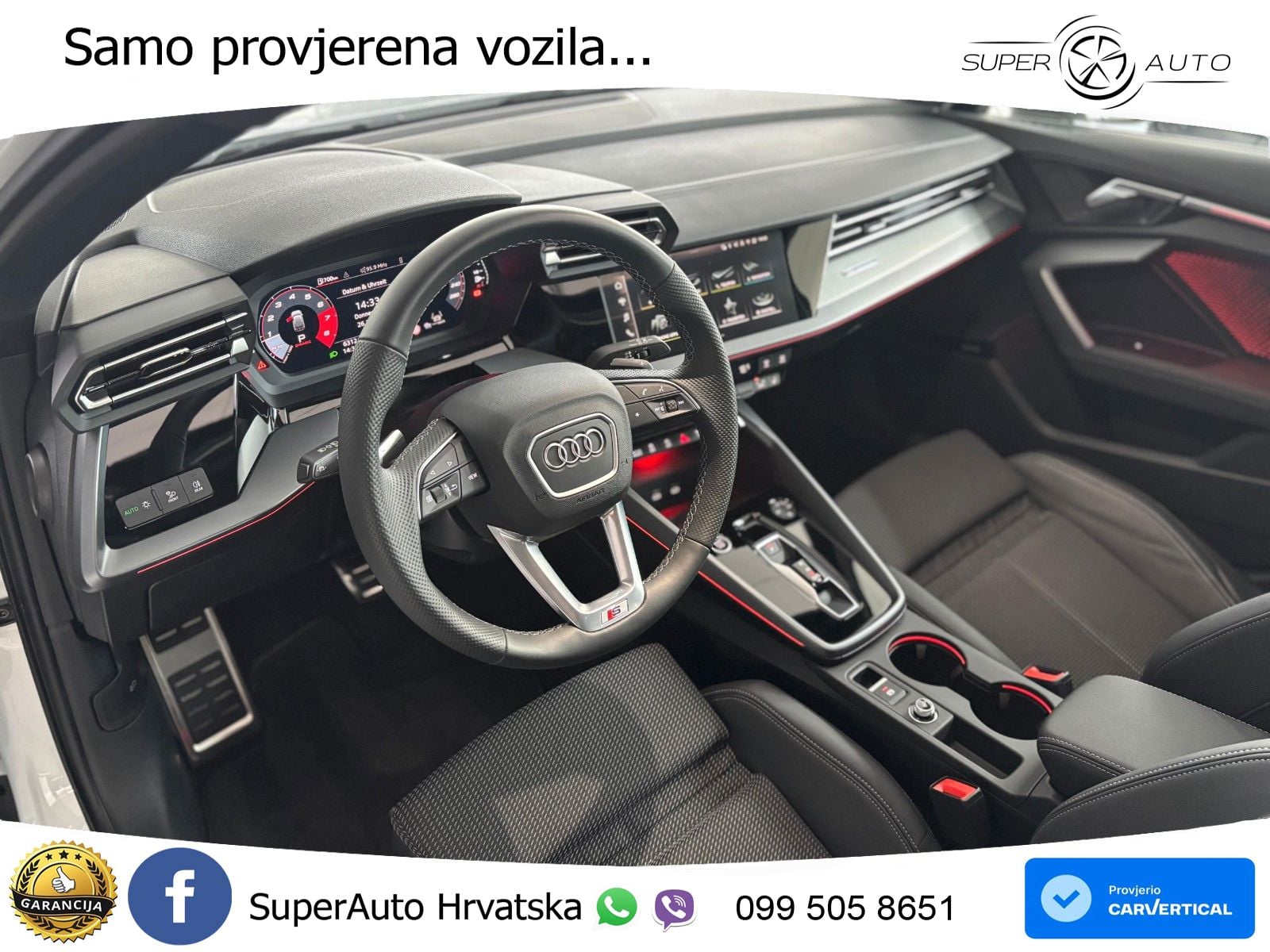 Audi A3 35 TFSI (150 KS) S tronic S line LED+GR SJED+ACC
