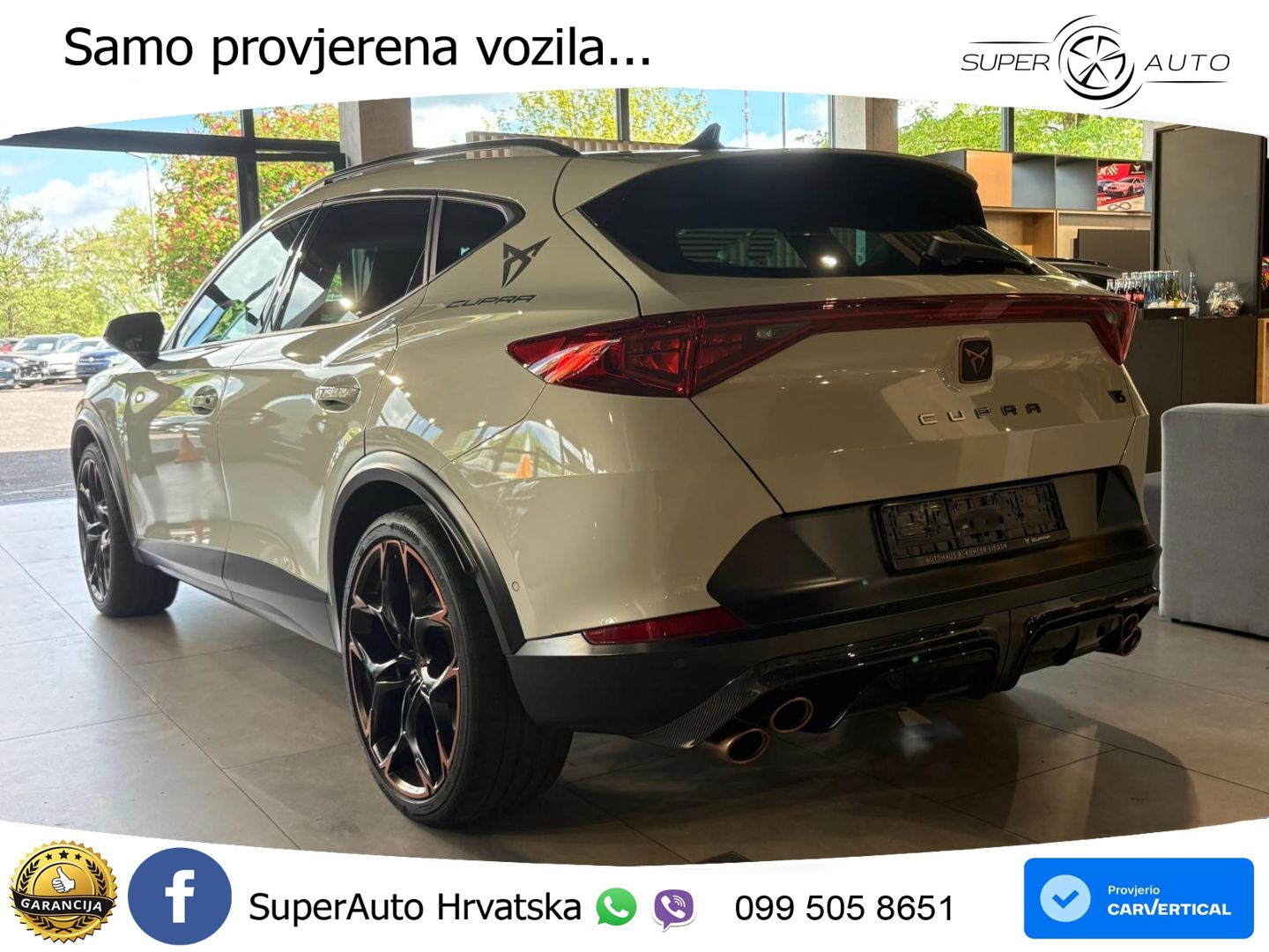 Cupra Formentor VZ5 2.5 TSI (390 KS) 4Drive DSG MATRIX+GR SJED+KAM