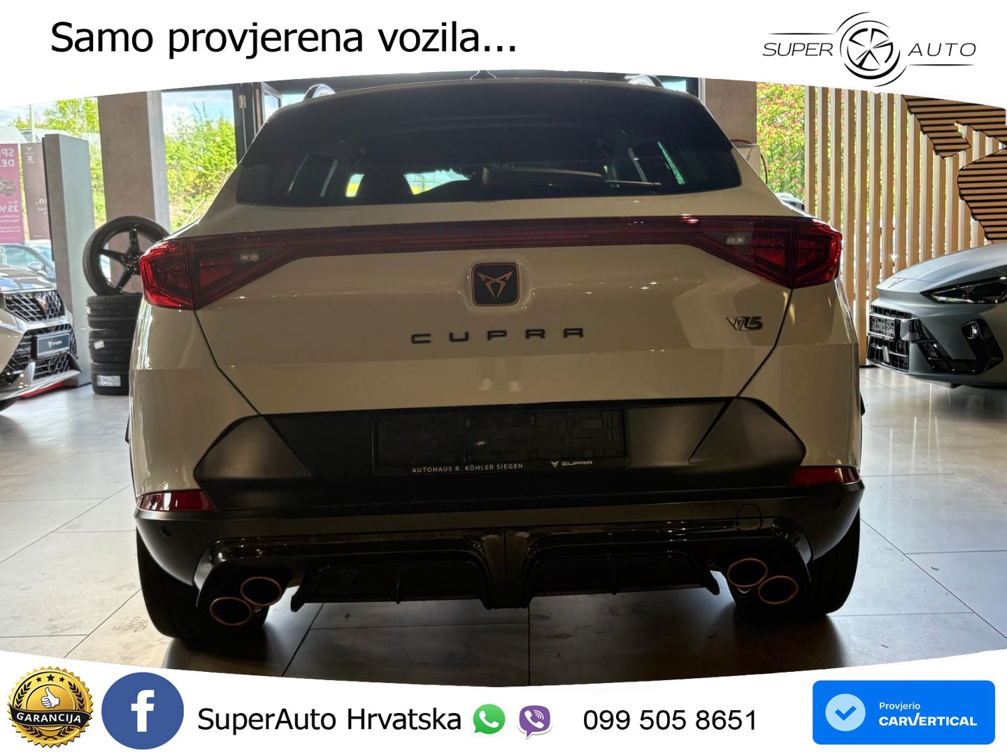 Cupra Formentor VZ5 2.5 TSI (390 KS) 4Drive DSG MATRIX+GR SJED+KAM