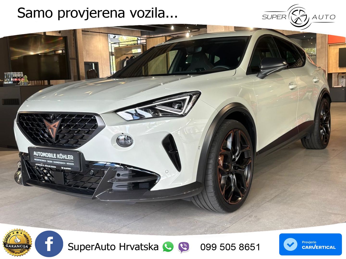 Cupra Formentor VZ5 2.5 TSI (390 KS) 4Drive DSG MATRIX+GR SJED+KAM