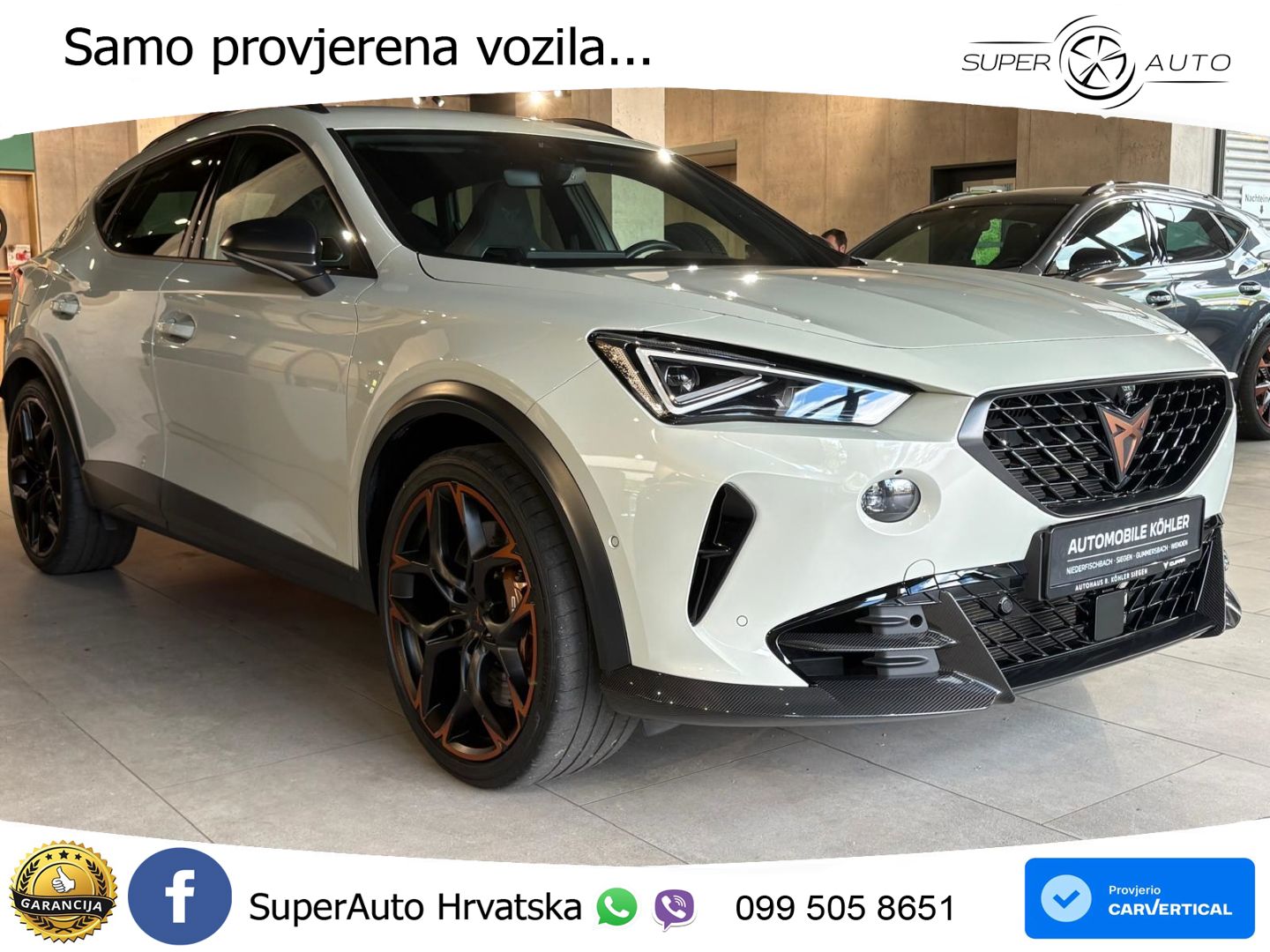 Cupra Formentor VZ5 2.5 TSI (390 KS) 4Drive DSG MATRIX+GR SJED+KAM