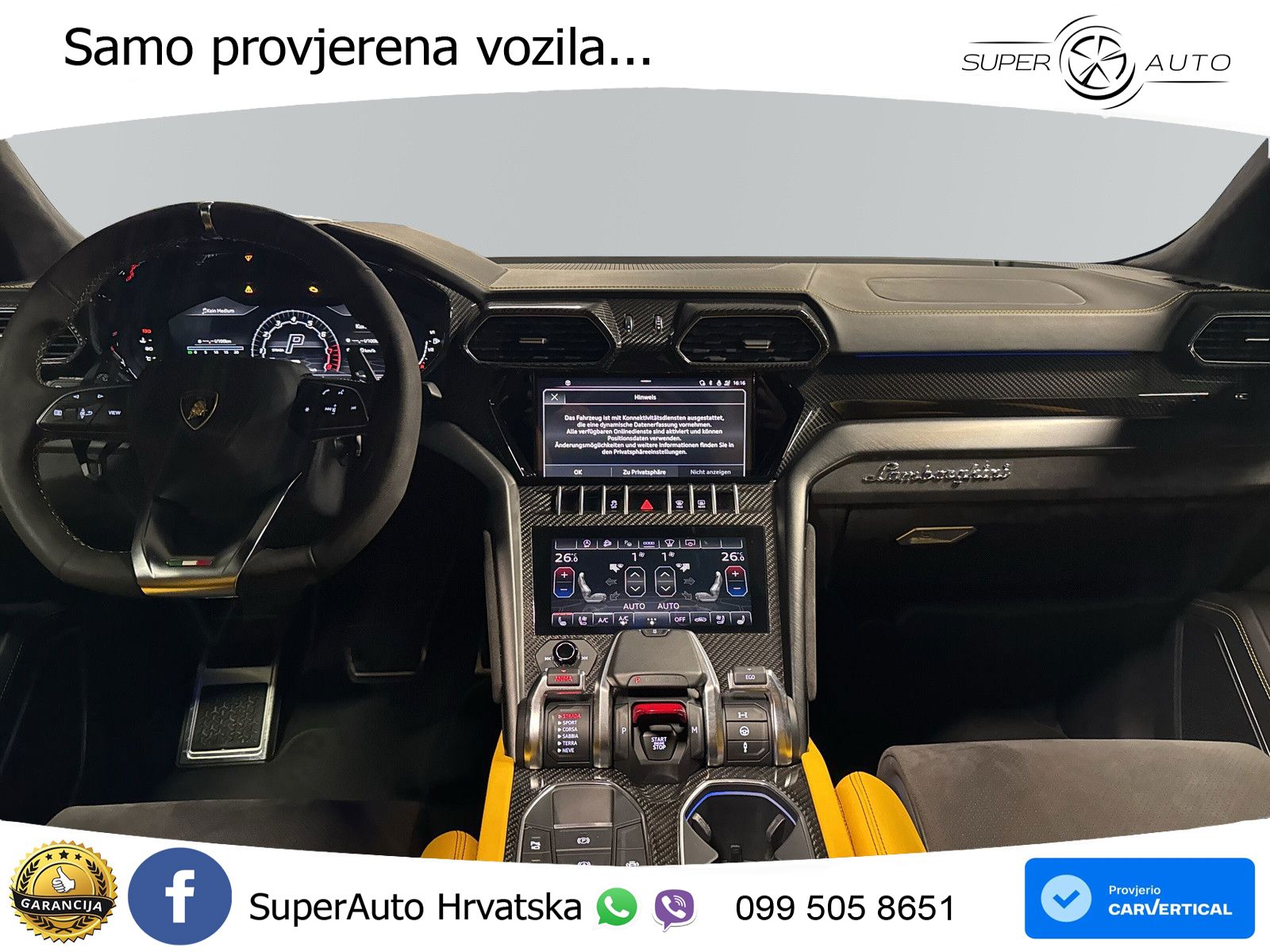 Lamborghini Urus 4.0 V8 (650 KS) 4WD Automatic ZRAČNI+ACC+GR SJED+360