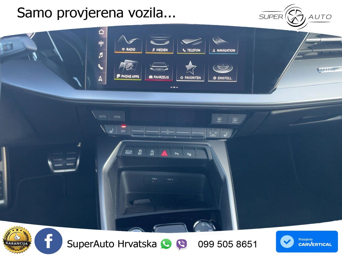 Audi A3 35 TFSI (150 KS) S tronic S line LED+GR SJED+ACC