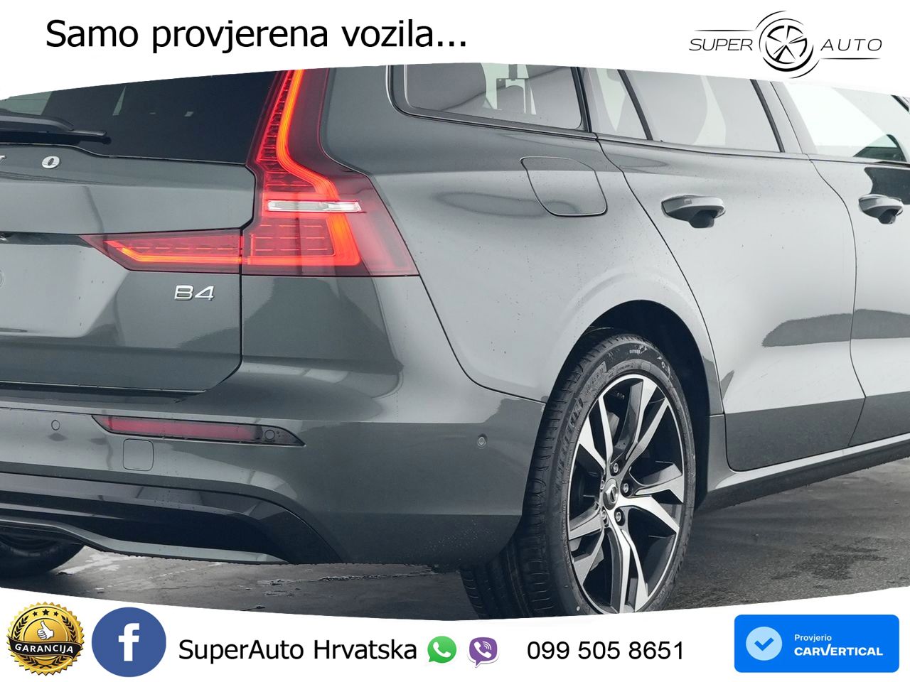 Volvo V60 2.0 B4 Benzin DCT LED+GR SJED+ACC