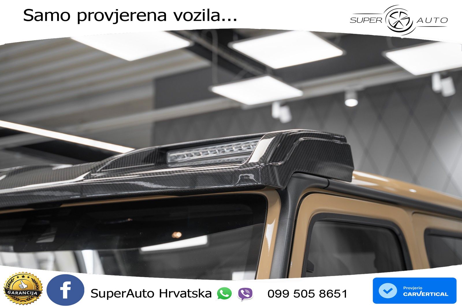 Mercedes AMG G 63 Long V8 (585 KS) 4MATIC 9G-TRONIC AMG SPEEDSHIFT TCT LED+GR SJED+ACC
