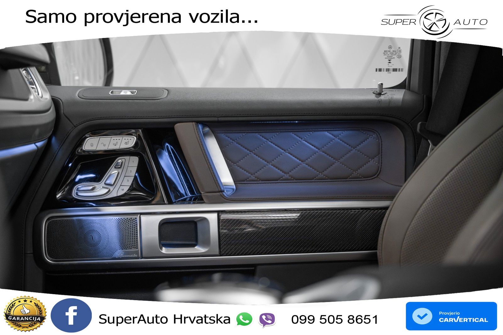 Mercedes AMG G 63 Long V8 (585 KS) 4MATIC 9G-TRONIC AMG SPEEDSHIFT TCT LED+GR SJED+ACC