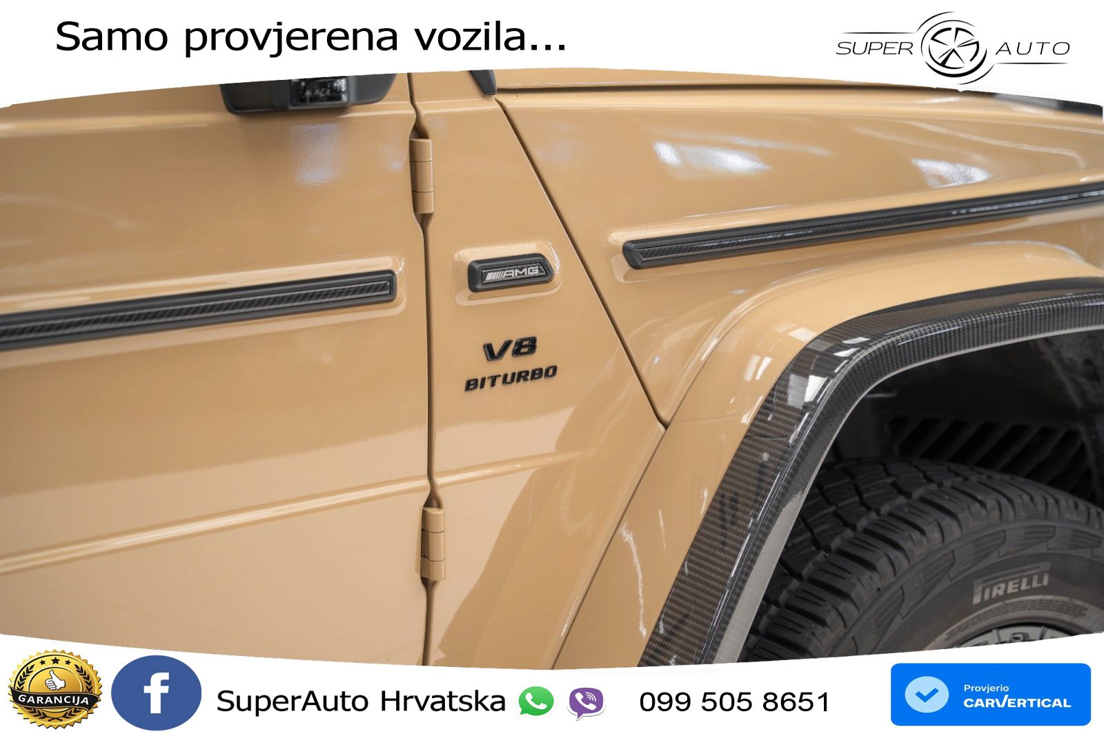 Mercedes AMG G 63 Long V8 (585 KS) 4MATIC 9G-TRONIC AMG SPEEDSHIFT TCT LED+GR SJED+ACC