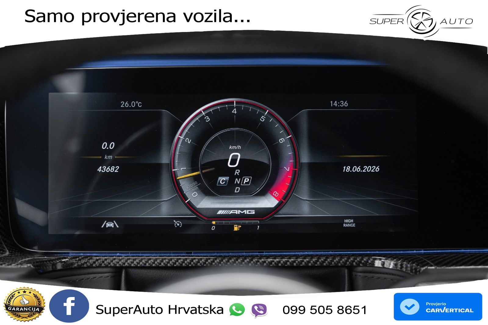 Mercedes AMG G 63 Long V8 (585 KS) 4MATIC 9G-TRONIC AMG SPEEDSHIFT TCT LED+GR SJED+ACC