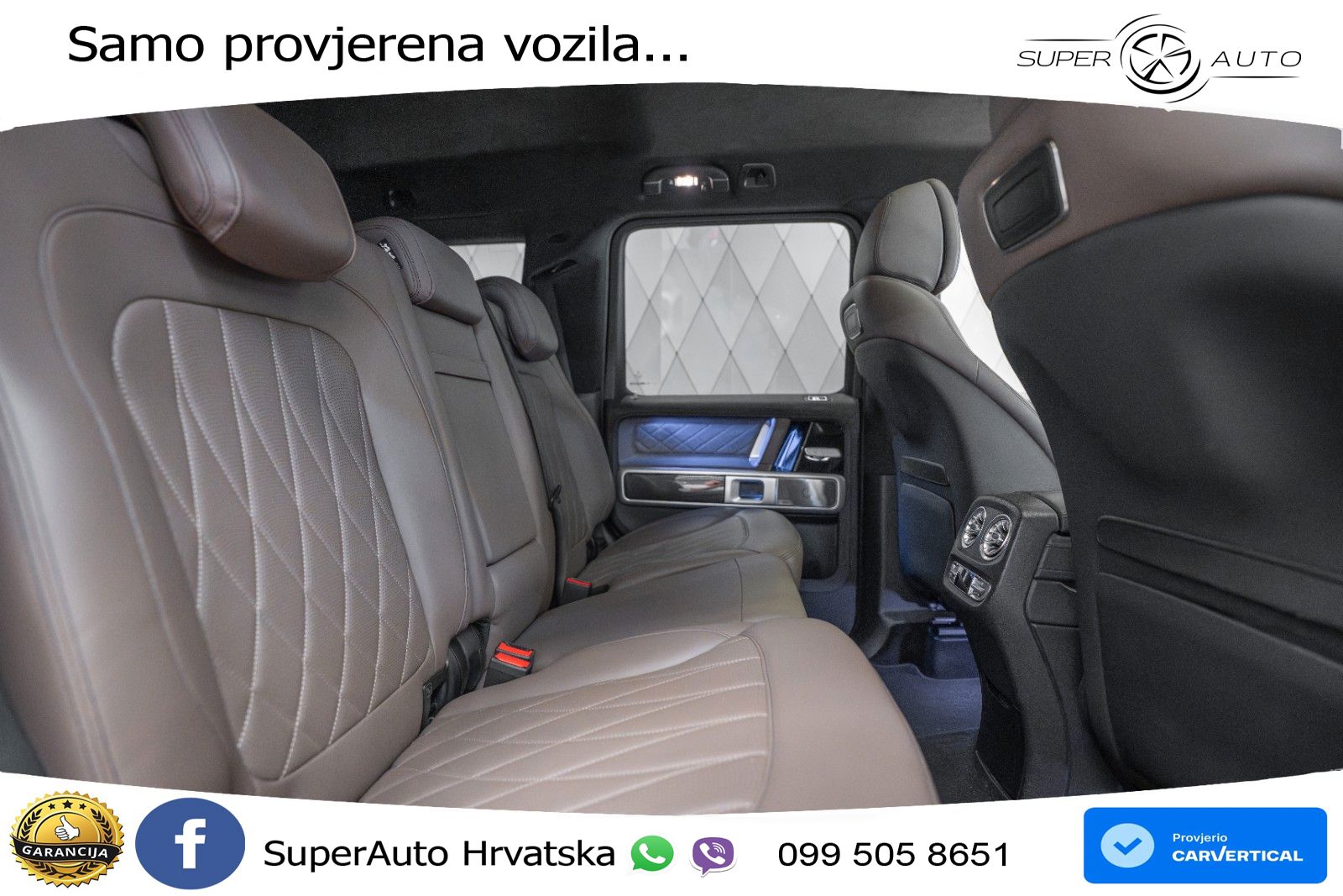 Mercedes AMG G 63 Long V8 (585 KS) 4MATIC 9G-TRONIC AMG SPEEDSHIFT TCT LED+GR SJED+ACC
