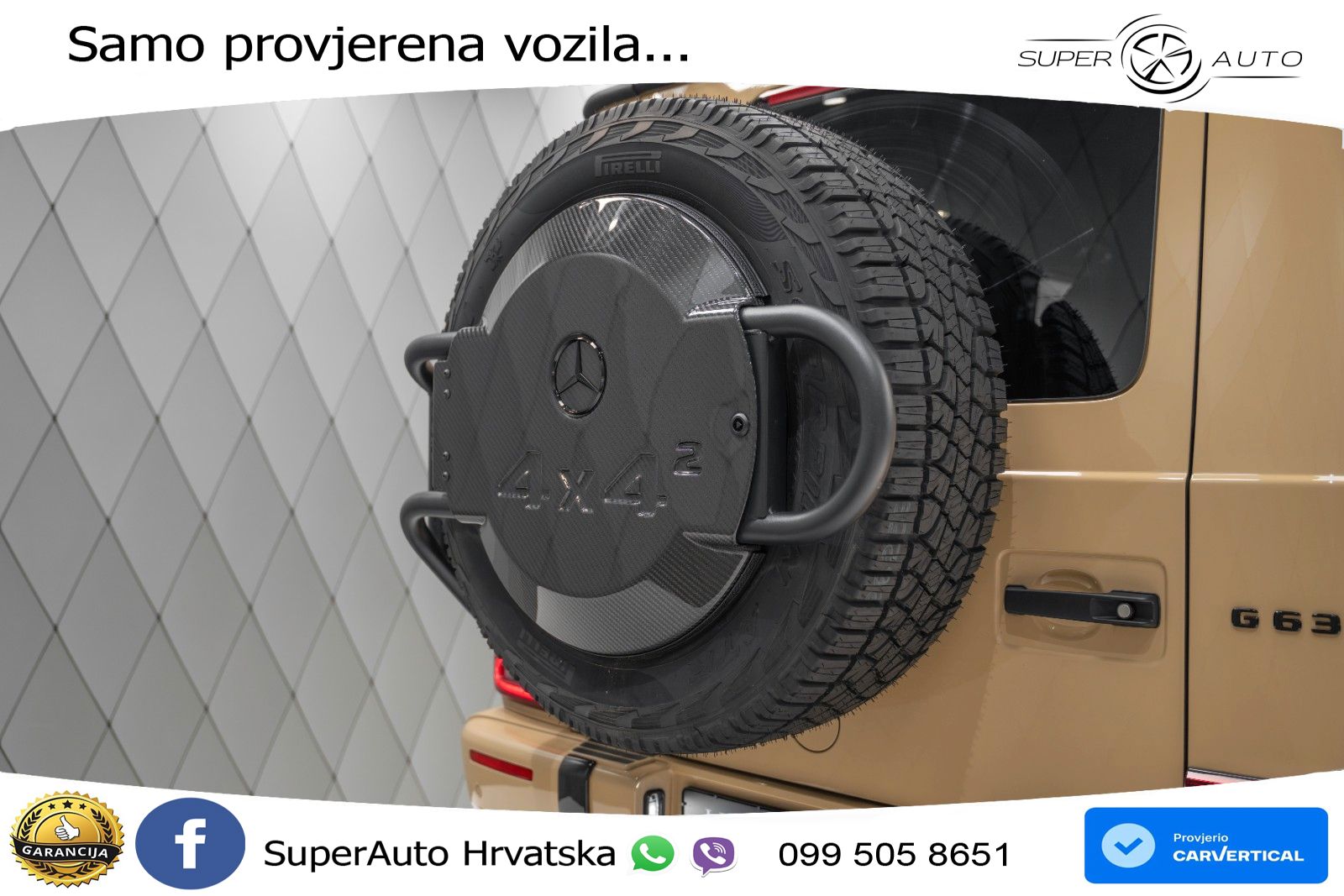 Mercedes AMG G 63 Long V8 (585 KS) 4MATIC 9G-TRONIC AMG SPEEDSHIFT TCT LED+GR SJED+ACC