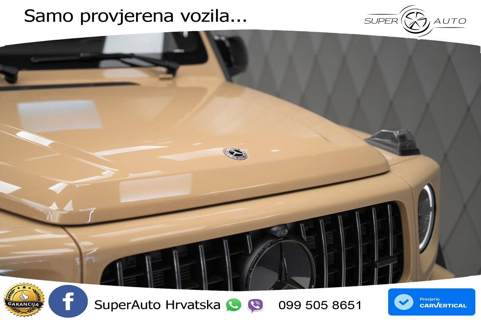 Mercedes AMG G 63 Long V8 (585 KS) 4MATIC 9G-TRONIC AMG SPEEDSHIFT TCT LED+GR SJED+ACC