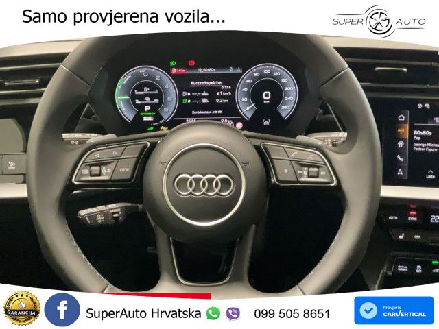 Audi A3 Sportback 40 TFSI e (204 KS) Plug-in Hybrid S tronic LED+GR SJED+ACC