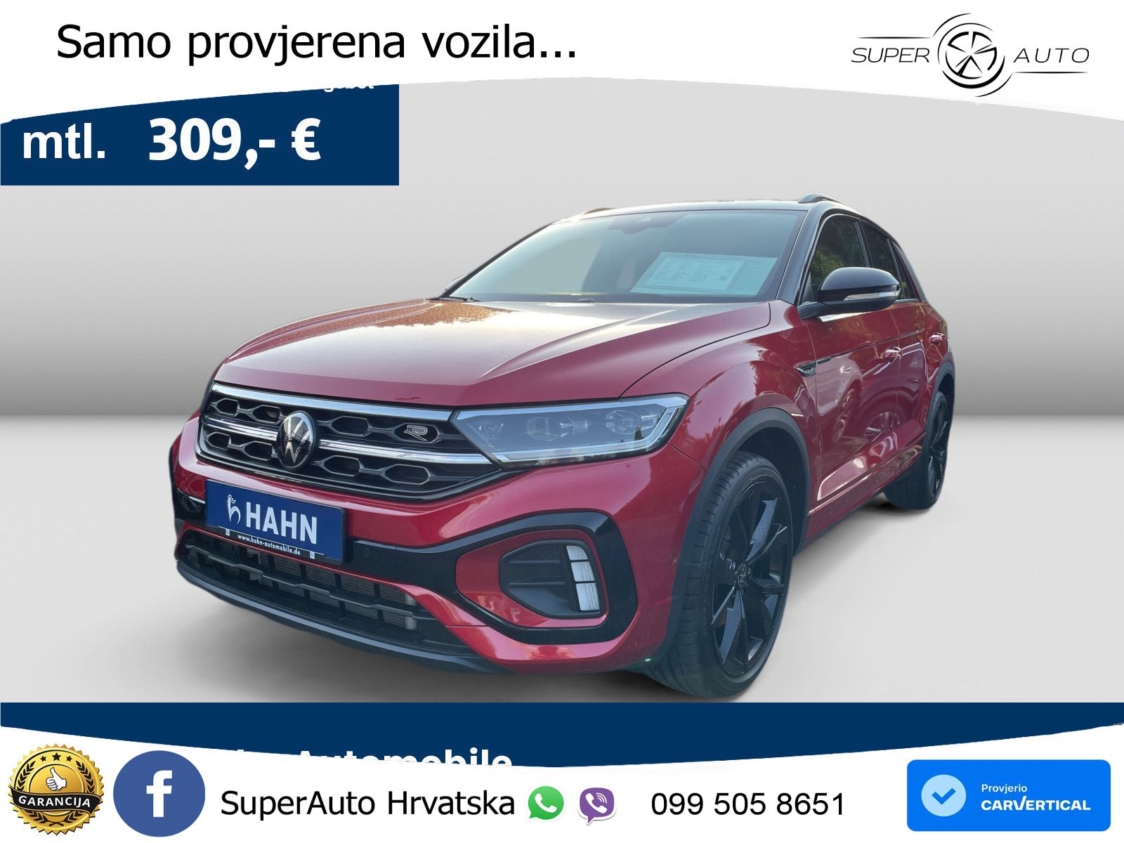 Volkswagen T-Roc I 1.5 TSI (150 KS) DSG LED+GR SJED+ACC