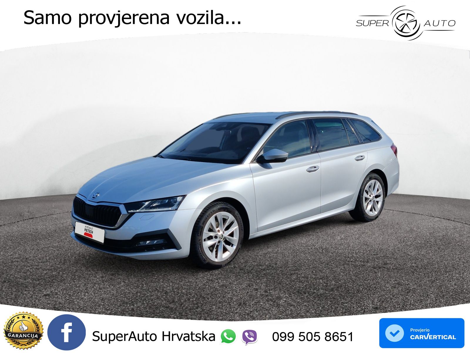 Škoda Octavia Combi 1.5 TSI (150 KS) LED+GR SJED+ACC