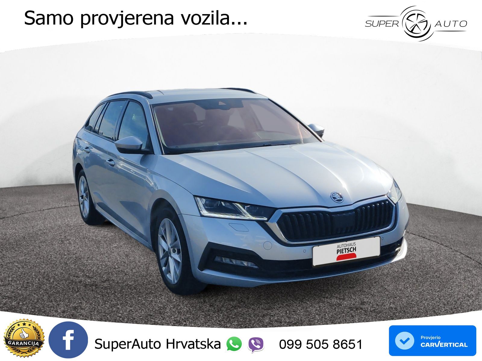 Škoda Octavia Combi 1.5 TSI (150 KS) LED+GR SJED+ACC