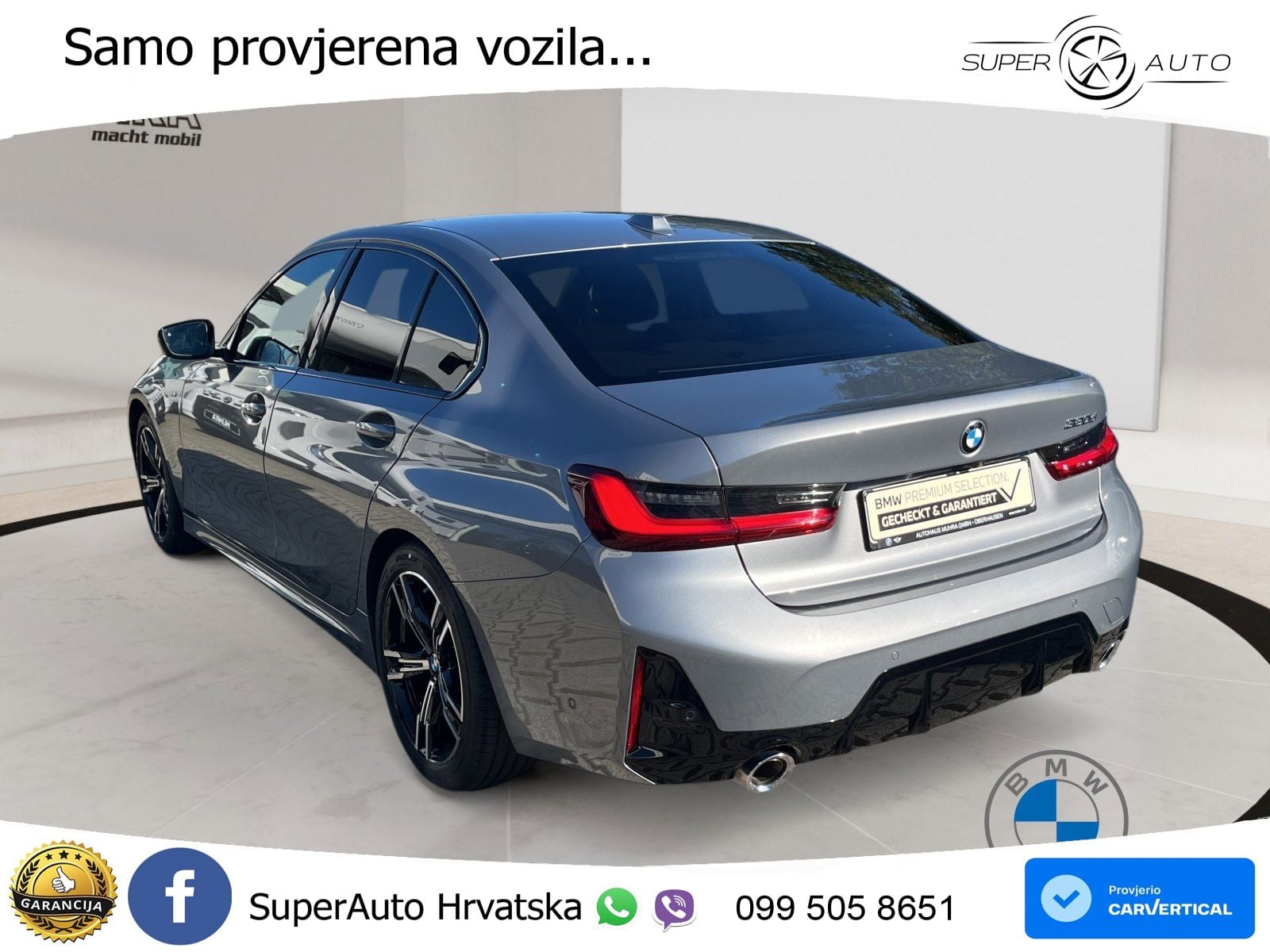 BMW 320d (190 KS) Steptronic M Sport LED+GR SJED+ACC