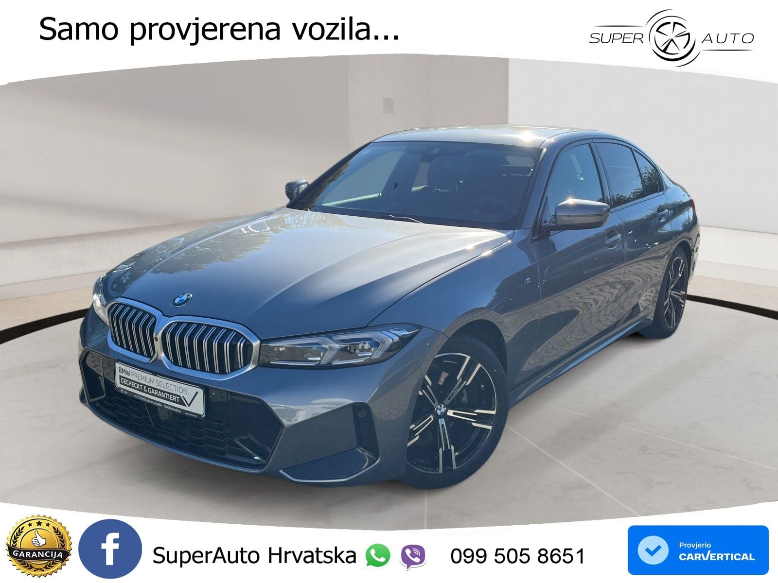 BMW 320d (190 KS) Steptronic M Sport LED+GR SJED+ACC