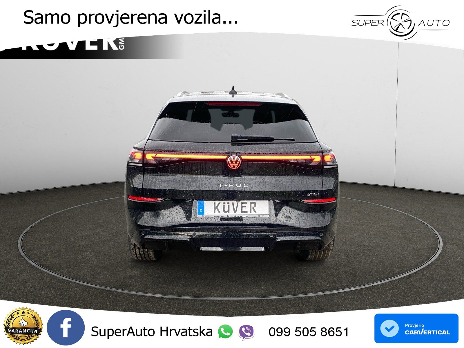 Volkswagen T-Roc 1.5 eTSI (150 KS)  DSG R-Line LED+GR SJED+ACC