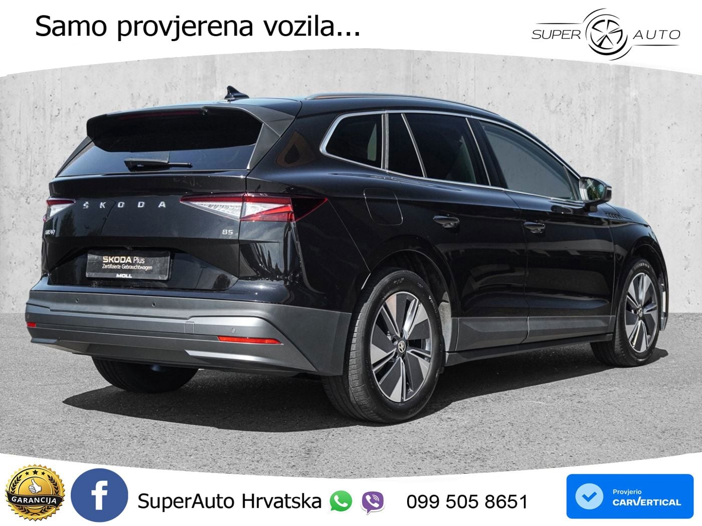 Škoda Enyaq 85 82 kWh (286 KS) LED+GR SJED+ACC