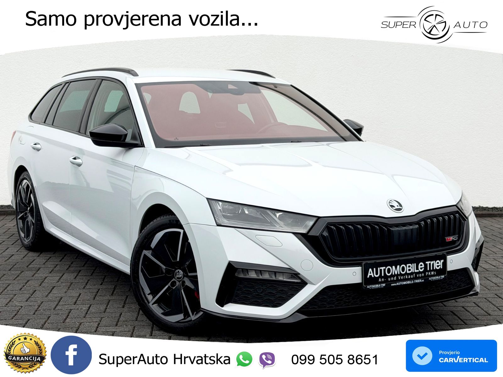 Škoda Octavia Combi RS 2.0 TSI (245 KS) DSG LED+GR SJED+ACC