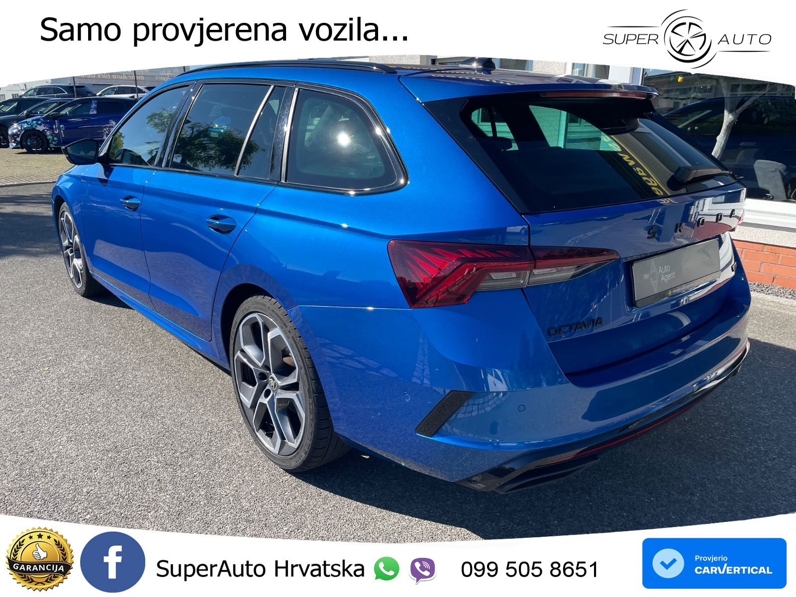 Škoda Octavia Combi RS 2.0 TDI (200 KS) DSG LED+GR SJED+ACC