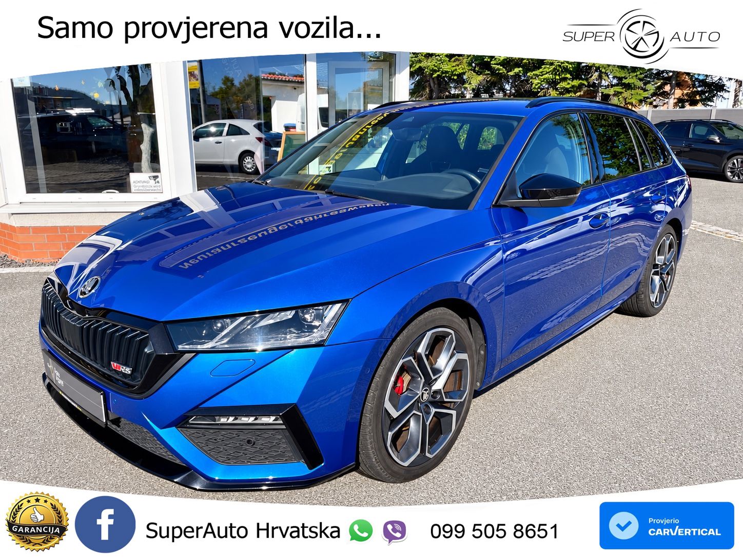 Škoda Octavia Combi RS 2.0 TDI (200 KS) DSG LED+GR SJED+ACC