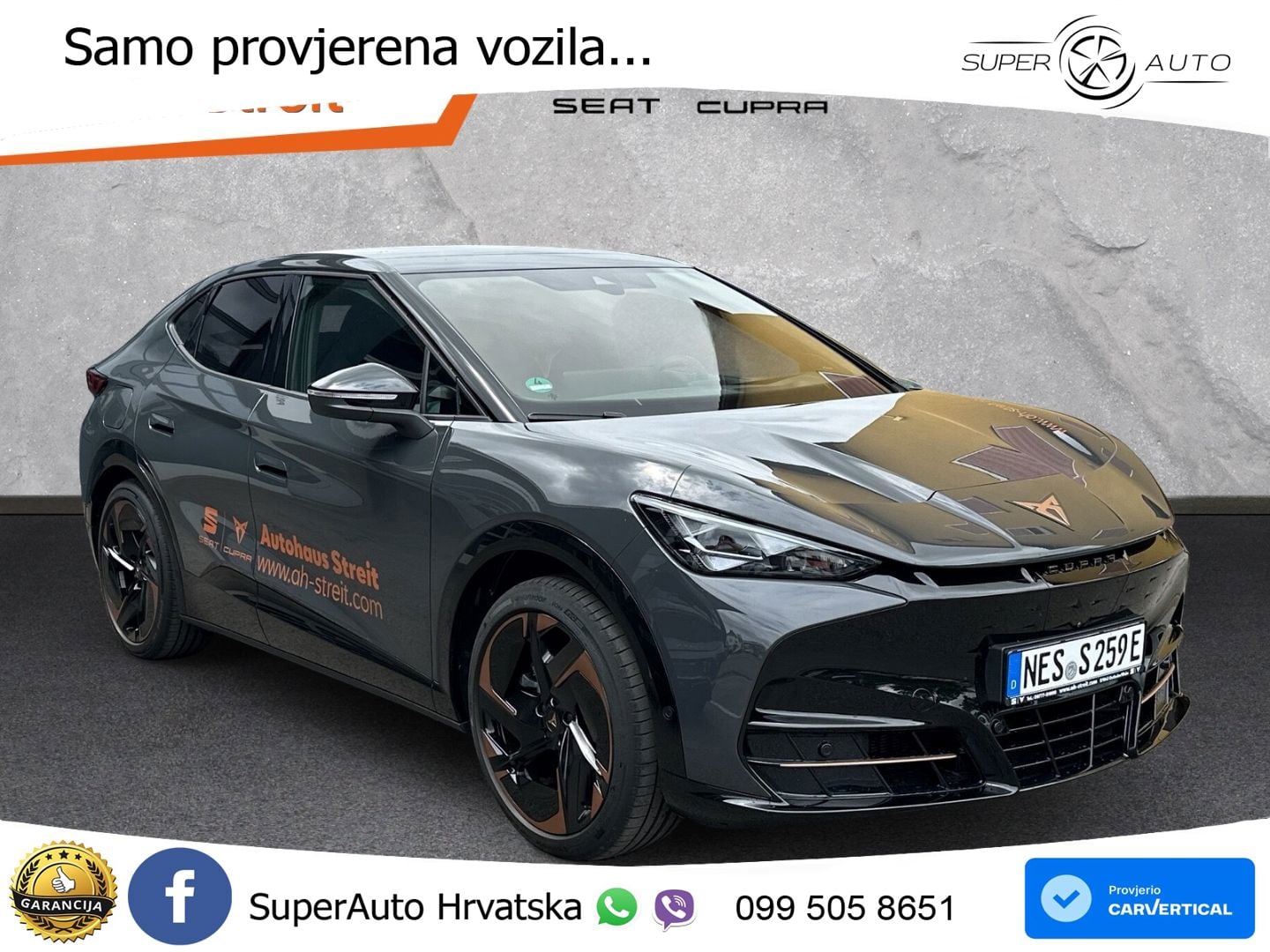 Cupra Tavascan 82 kWh (340 KS)  4WD VZ MATRIX+GR SJED+KAM