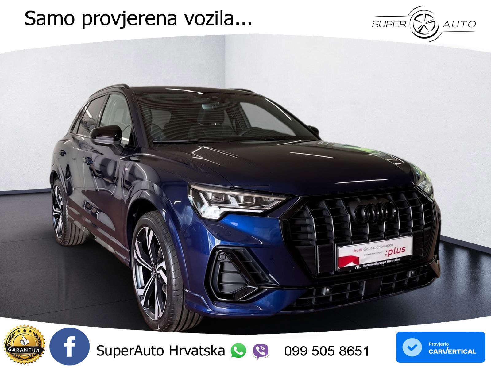 Audi Q3 35 TFSI (150 KS) S tronic S line LED+GR SJED+ACC