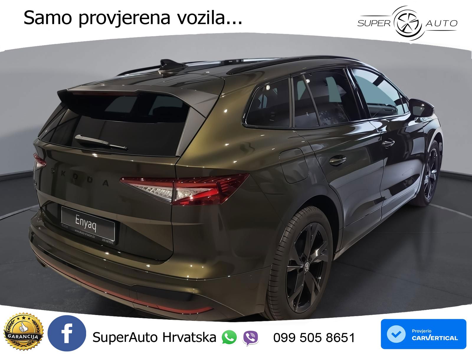 Škoda Enyaq iV RS 82 kWh (340 KS) AWD LED+GR SJED+ACC