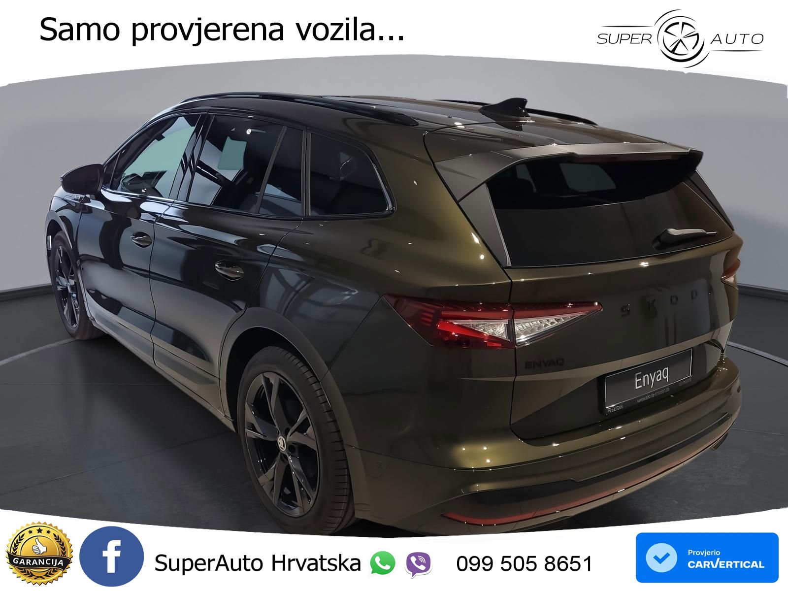 Škoda Enyaq iV RS 82 kWh (340 KS) AWD LED+GR SJED+ACC