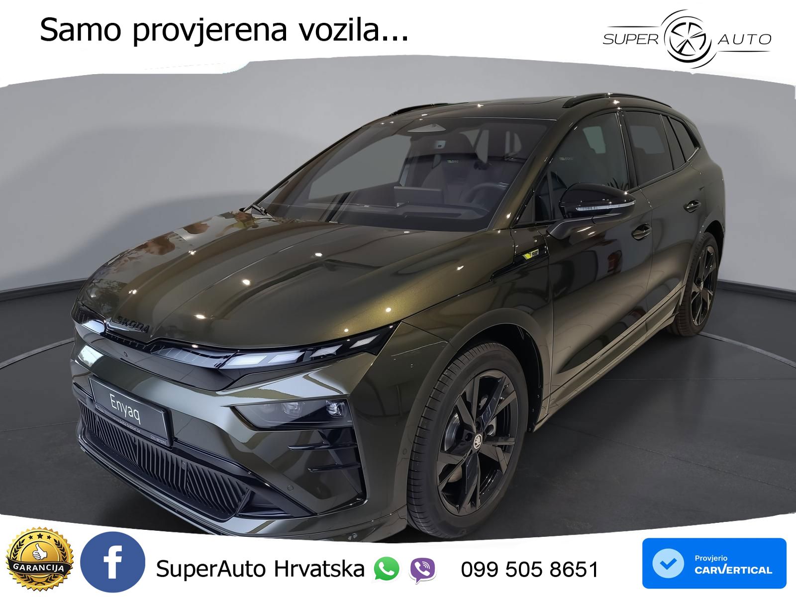 Škoda Enyaq iV RS 82 kWh (340 KS) AWD LED+GR SJED+ACC