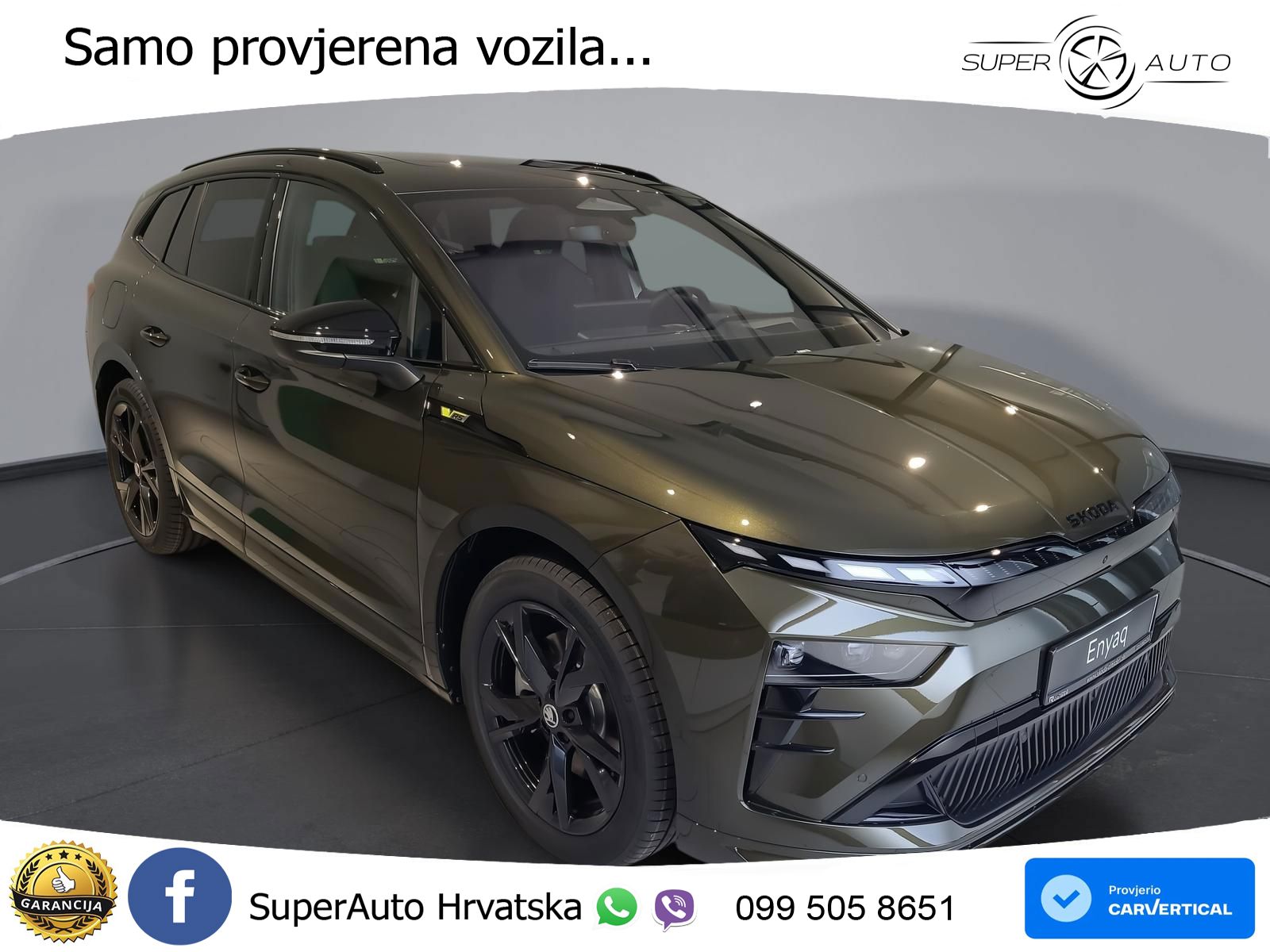 Škoda Enyaq iV RS 82 kWh (340 KS) AWD LED+GR SJED+ACC