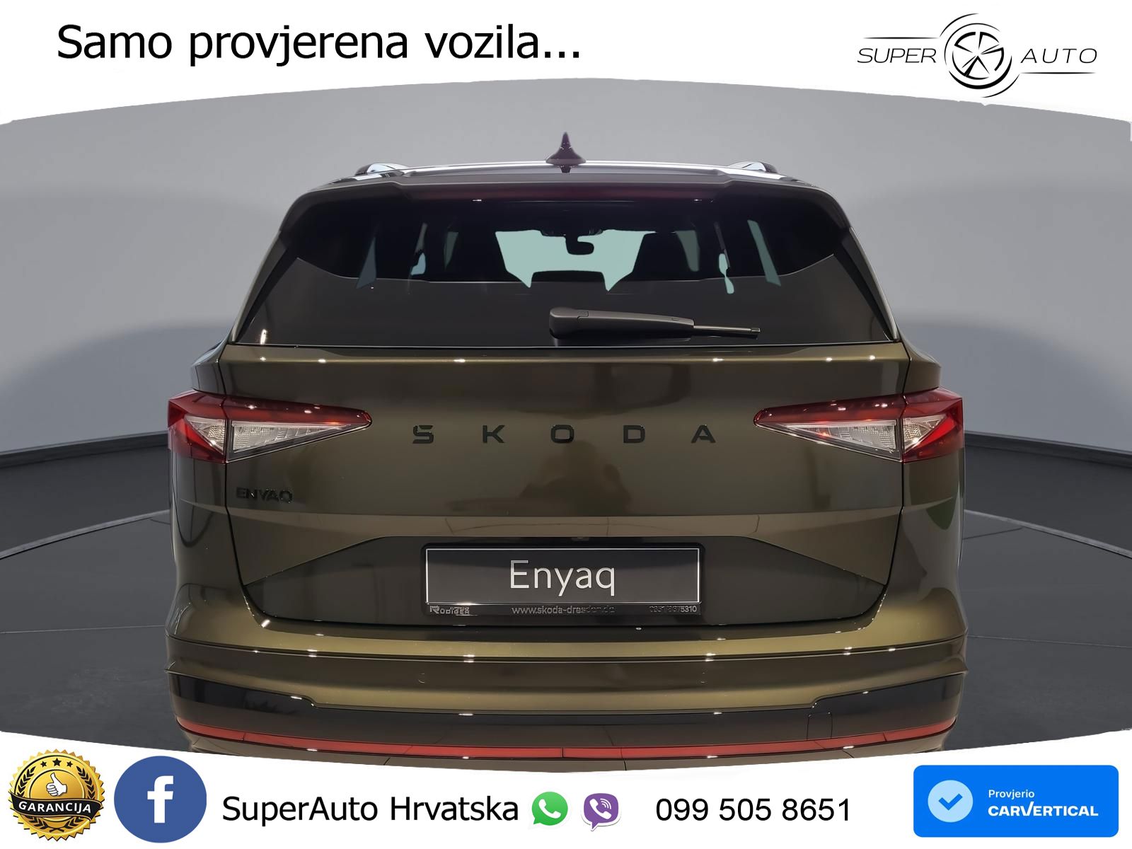 Škoda Enyaq iV RS 82 kWh (340 KS) AWD LED+GR SJED+ACC